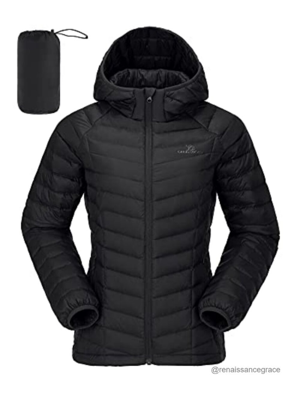 Lightweight Packable Down Puffer Jacket Hooded Winter Coat